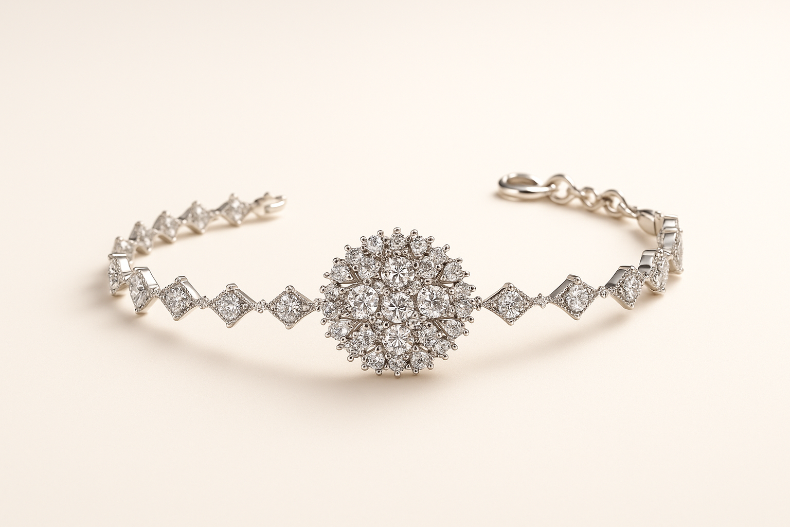 Radiant Cluster Bracelet