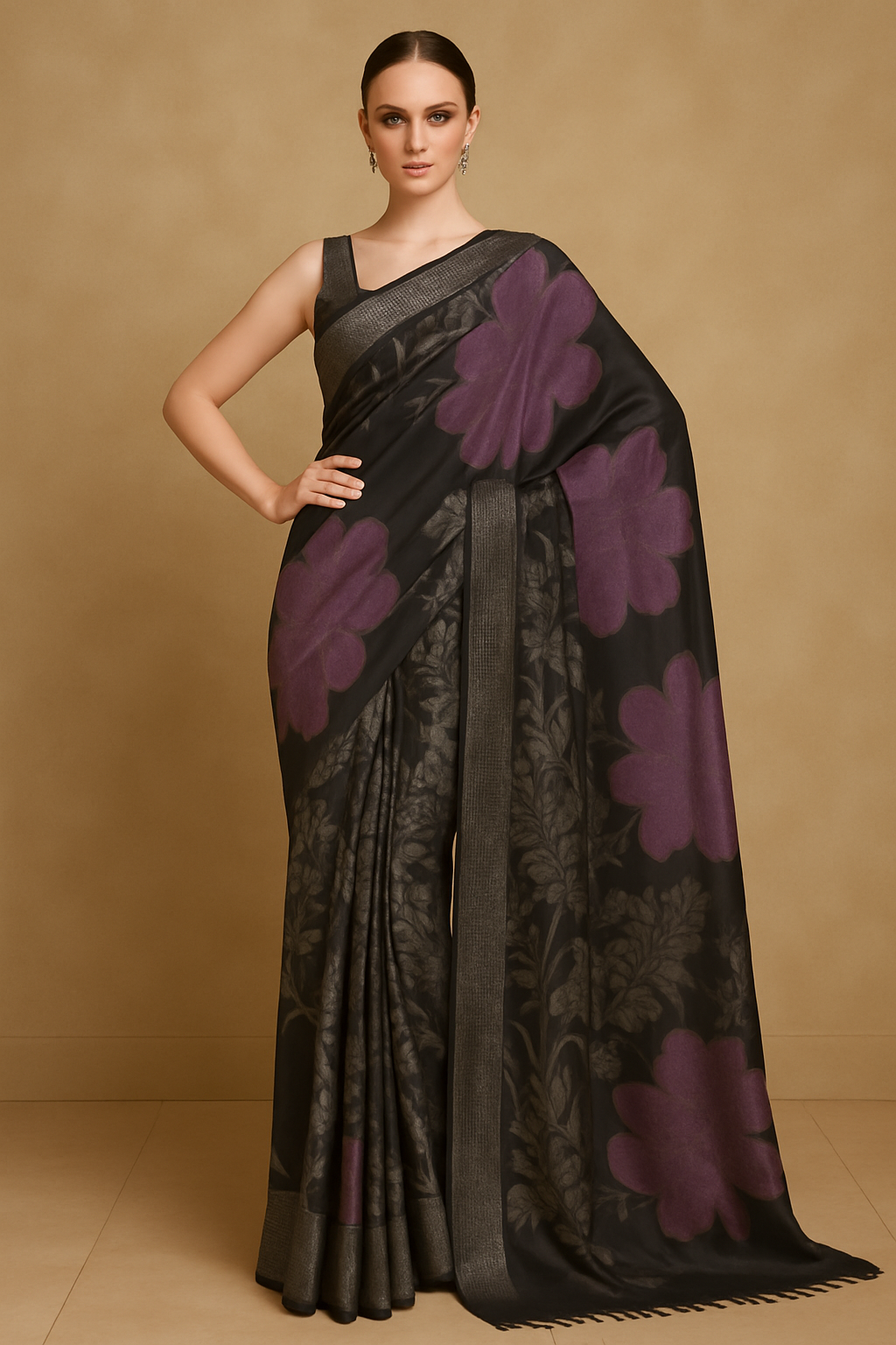 Kanchipuram : Rashom Jari Design