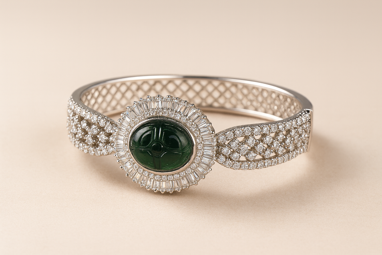 Emerald Radiance Bangle